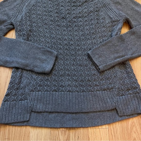 Lilla P Angora Rabbit Cashmere Blend Cable Knit Sweater Women’s Size L - Picture 7 of 8